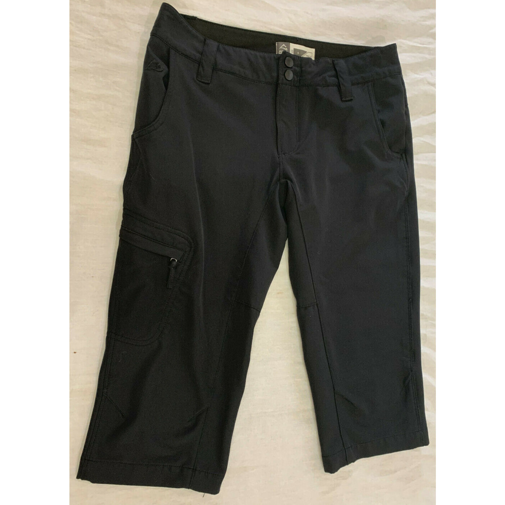 🍎🍎🍎 ALPINE DESIGN WOMENS ATHLETIC CARGO CAPRIS SIZE 6 🍎🍎🍎